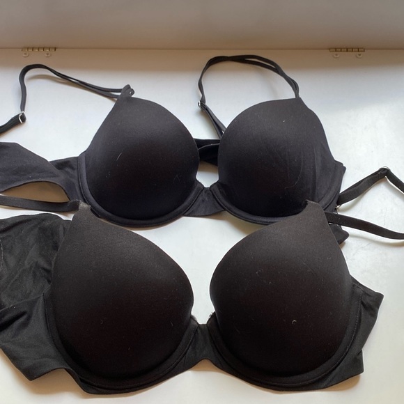 Aerie Sunnie Demi Push Up Bras in Black Size‎ 36A Set of Two - Picture 5 of 10
